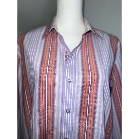 Robert Graham Brushpopper Button Down Mens Large - Picture 1 of 9